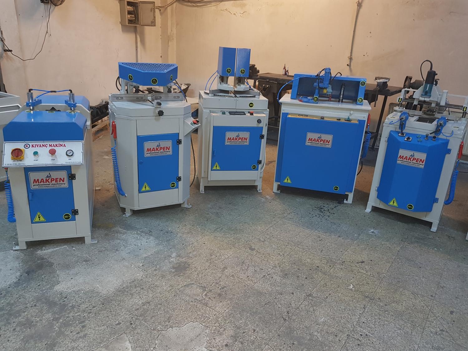 5 PIECE TEAM PVC PROCESSING MACHINES